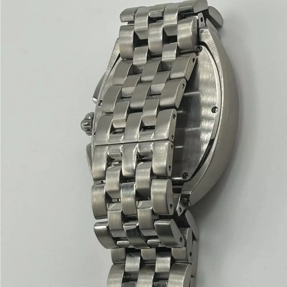 Bulova 96C148 Classic Day-Date Silver Tone Stainless Steel Men's Watch #174 work